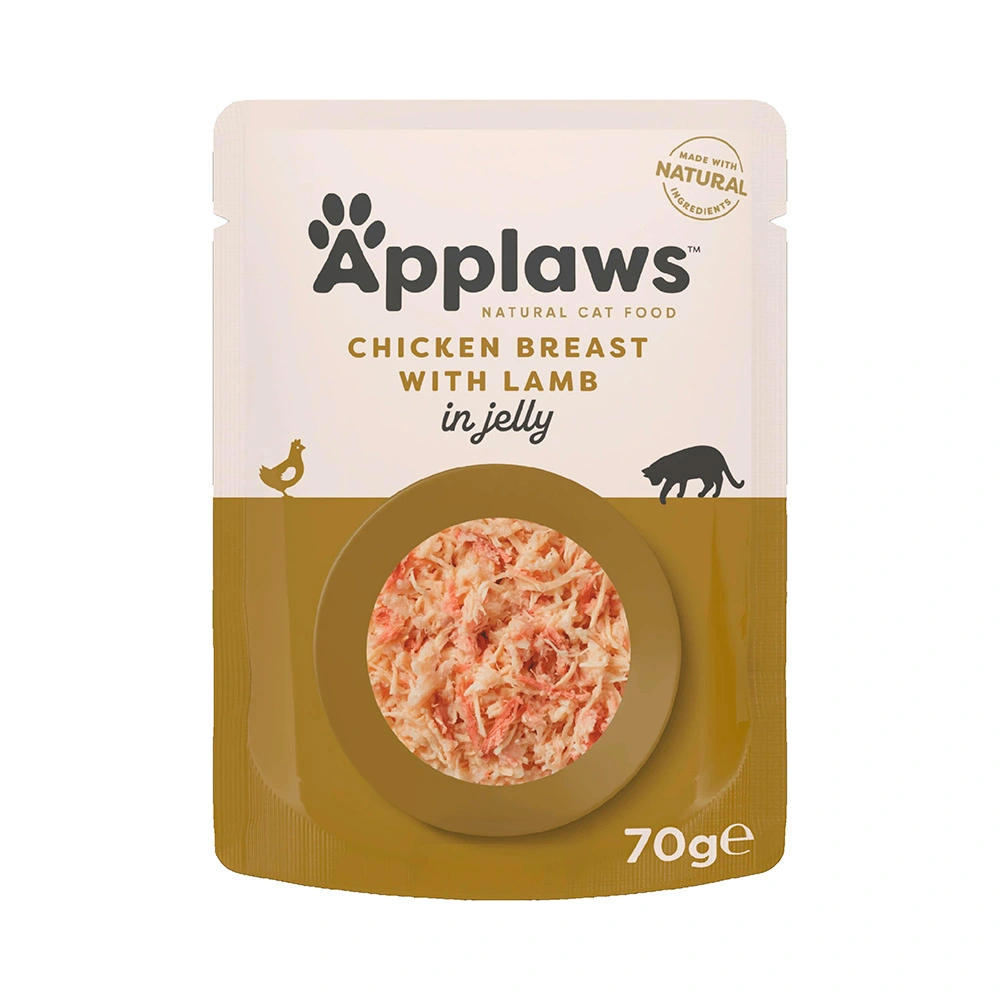 Applaws Kattevådmad kylling og lam 70 g (pouch)